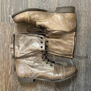 Steve Madden Troopa combat boots grey